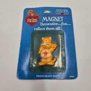 1985‎ Care Bear Cousin Proud Heart Cat Magnet